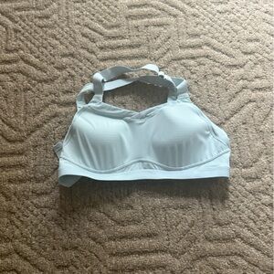 Adore Me Light Blue Racer Back Sports Bra